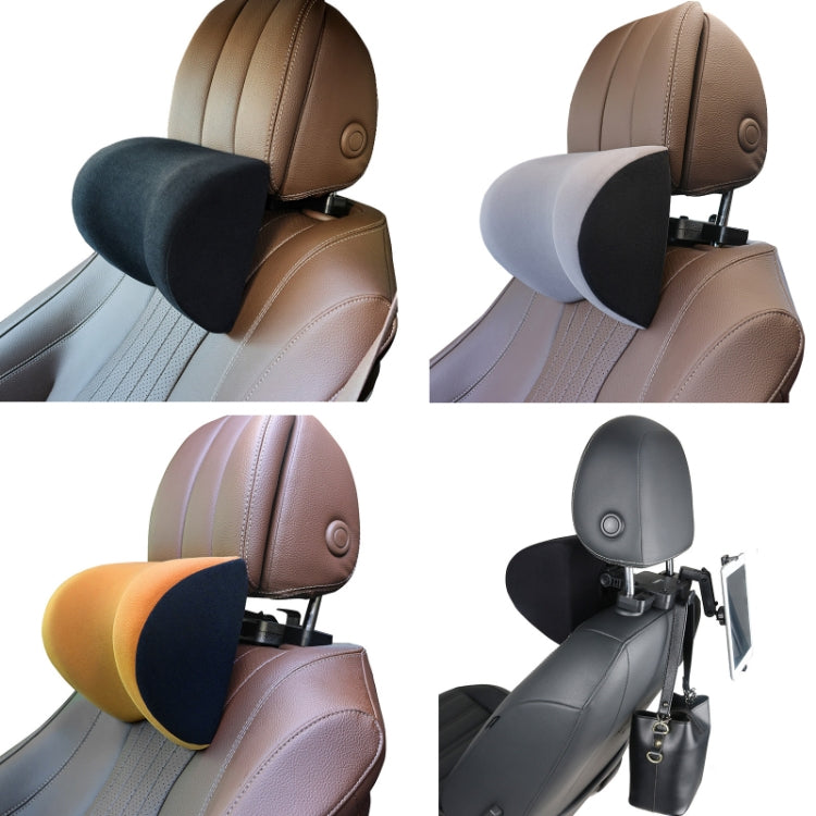 A09 5D Car Universal Adjustment U-shaped Memory Foam Headrest, Color: With Phone Holder