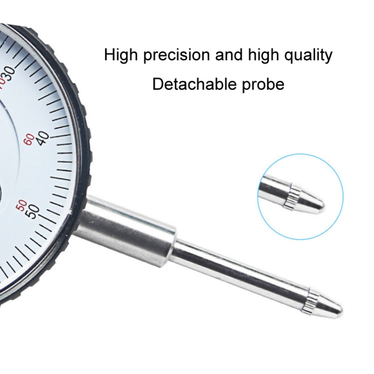 0.01mm High-precision Large Dial Pointer Dial Indicator, Specification: 0-50mm