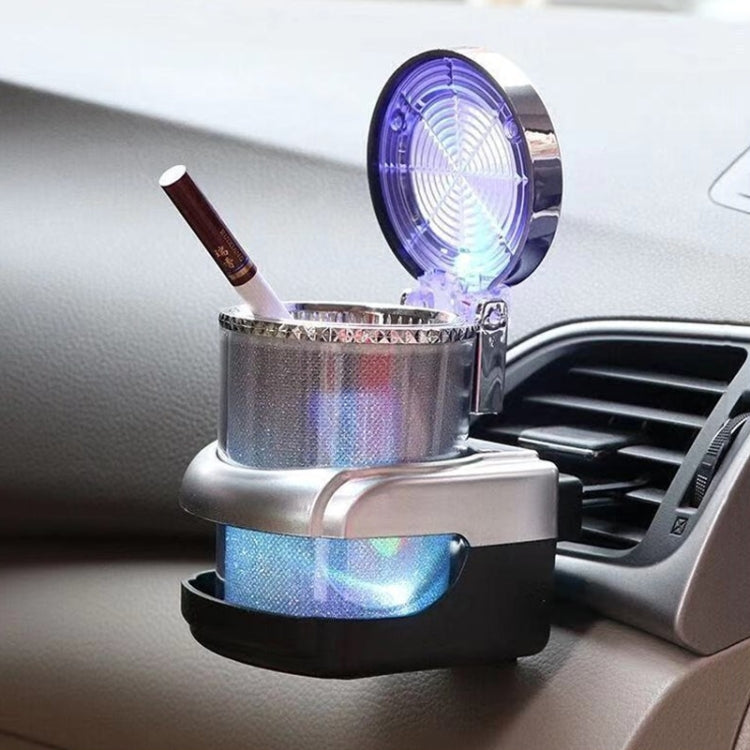 Car Air Conditioner Outlet Ashtray With LED Light(10x7.8cm)