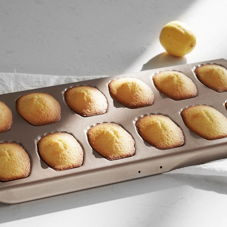 BM1067 Shell Shaped Non-stick Cake Mold Kitchen Biscuit Pan Baking Mold, Specification: White Thicken