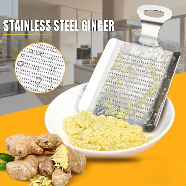 KS1001 Thicken Stainless Steel Ginger Garlic Vegetable Puree Grinder, Specification: Oval