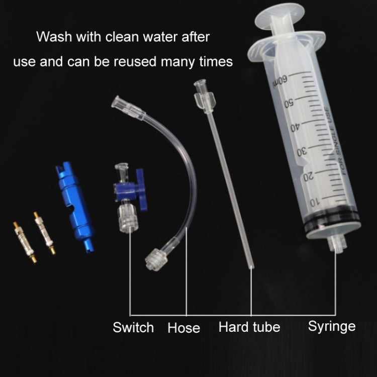 8pcs/set Bicycle Vacuum Sealant Injection Tool With Switch