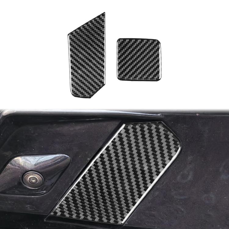 For Chevrolet Corvette C8 2pcs /Set Trailer Hook Sticker - Black