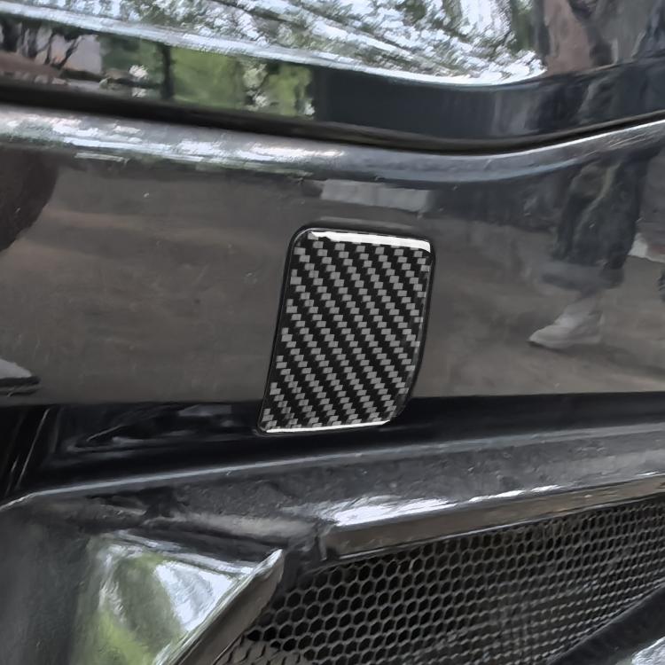For Chevrolet Corvette C8 2pcs /Set Trailer Hook Sticker - Black
