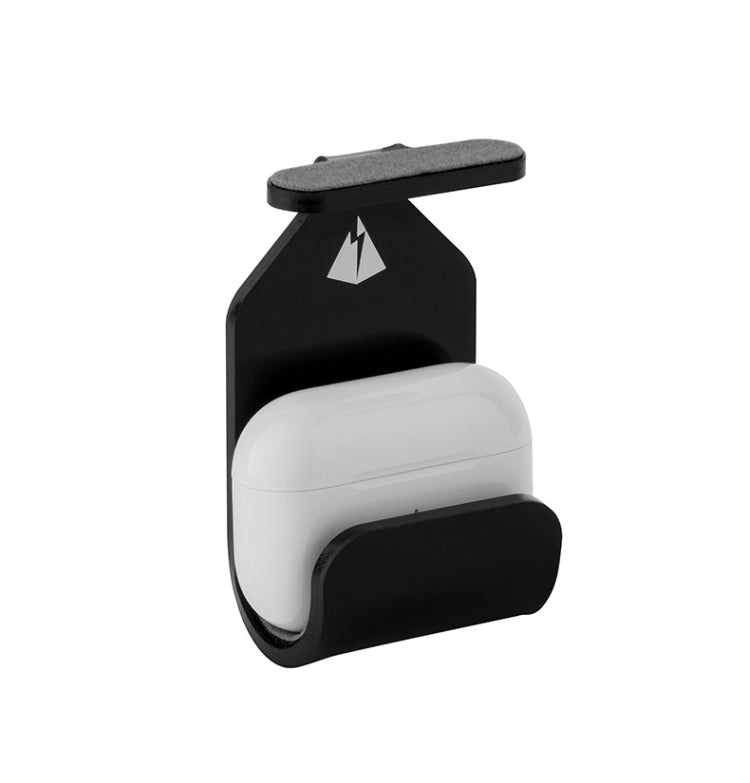 For AirPods Pro Headphone Storage Bracket Magnetic Suction Acrylic Mount(Black)