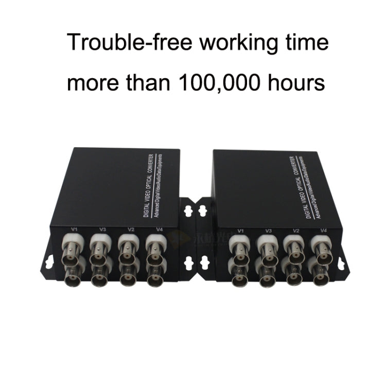 HTB-8V 1pair 20KM FC Pure Video Optical End Machine 8 Monitor Digital Light End Machine