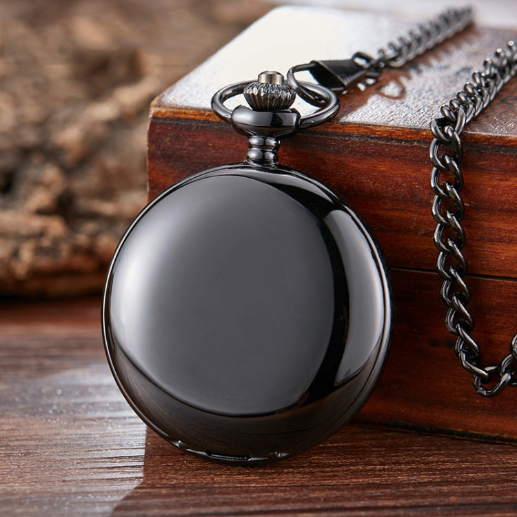 pm240 Classic Double Open Double Face Vintage Manual Mechanical Pocket Watch with Roman Lettering