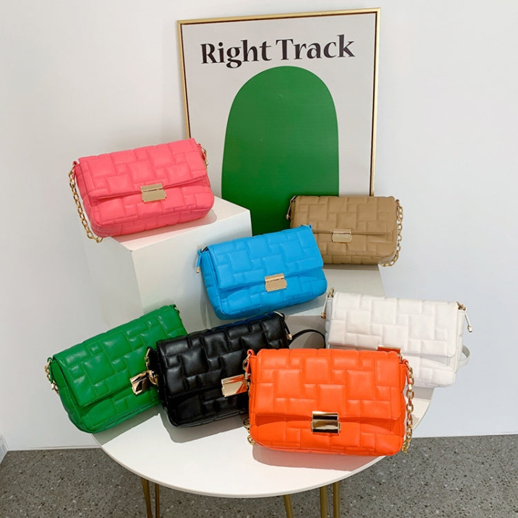 Ladies Rhombus Chain Candy Color Single-shoulder Messenger Bag