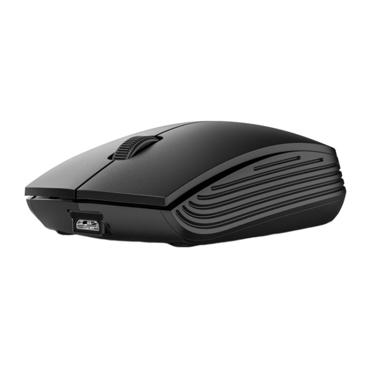 811 3 Keys Laptop Mini Wireless Mouse Portable Optical Mouse, Spec: Double Model (Black)