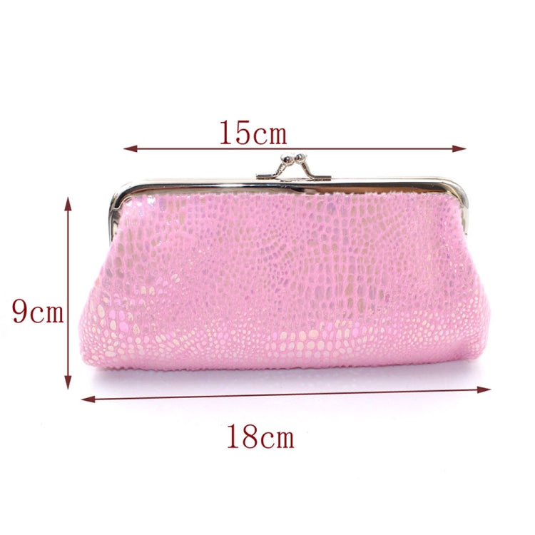 2022-09-2 3pcs Flannel Colorful Leopard Print Ladies Clutch Bag Buckle Coin Purse