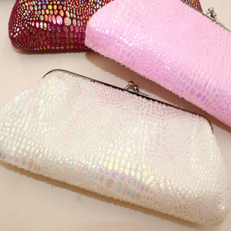 2022-09-2 3pcs Flannel Colorful Leopard Print Ladies Clutch Bag Buckle Coin Purse