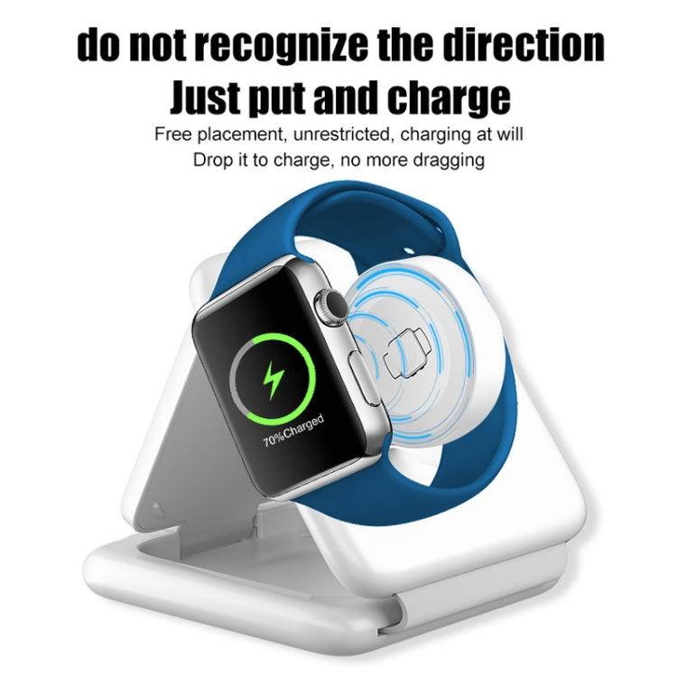 Folding 3 In 1 Wireless Charger For iPhone, Galaxy, Huawei, Xiaomi, LG, HTC and Other QI Standard Smart Phones