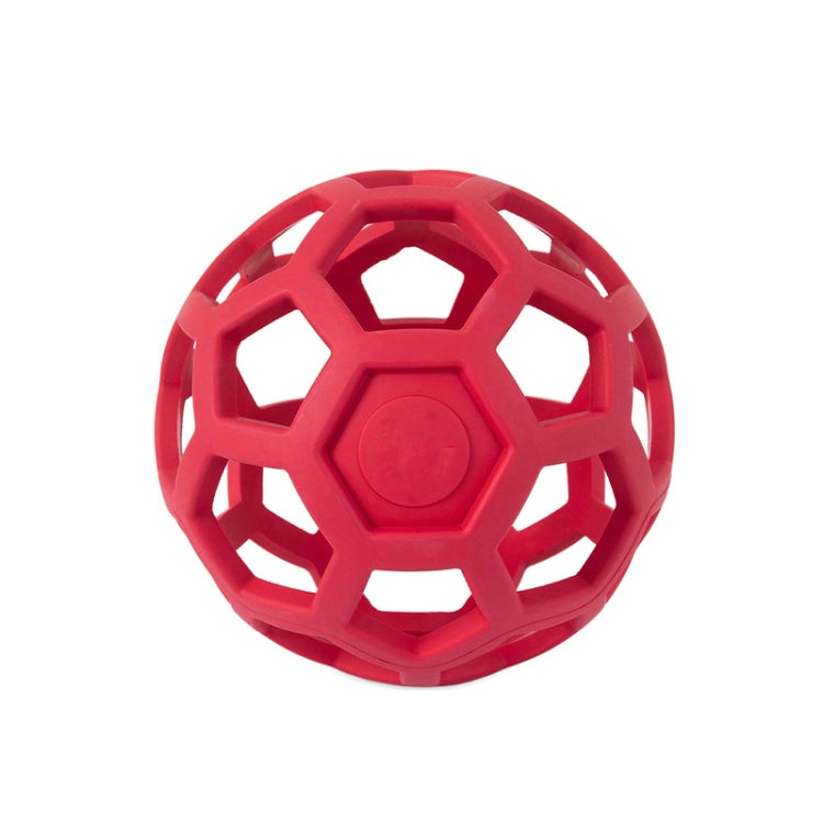 1030001 Dog Toy Hollow Ball Bite-resistant Elastic Pet Rubber Toy Balls, Spec: Hollow