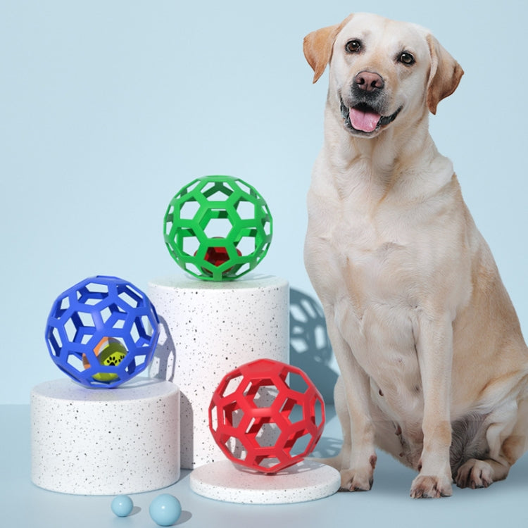 1030001 Dog Toy Hollow Ball Bite-resistant Elastic Pet Rubber Toy Balls, Spec: Hollow