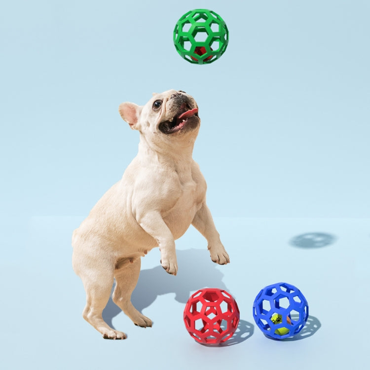 1030001 Dog Toy Hollow Ball Bite-resistant Elastic Pet Rubber Toy Balls, Spec: Hollow