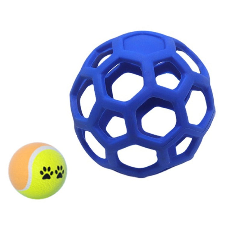 1030001 Dog Toy Hollow Ball Bite-resistant Elastic Pet Rubber Toy Balls, Spec: Tennis