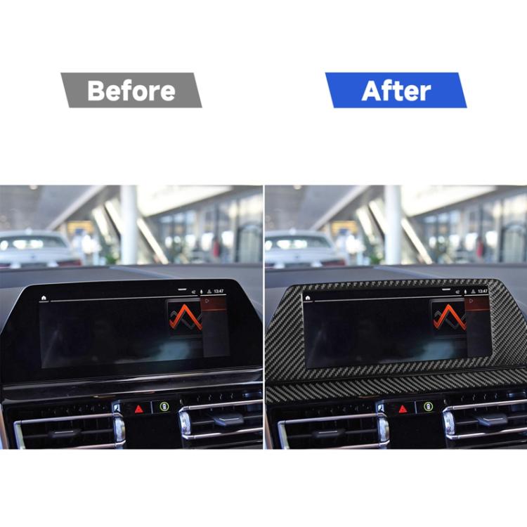 For 2019-2024 BMW 8 Series G14 Left-hand Drive 2pcs /Set Navigation Screen Frame Sticker