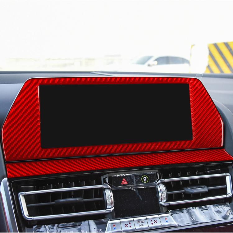 For 2019-2024 BMW 8 Series G14 Left-hand Drive 2pcs /Set Navigation Screen Frame Sticker