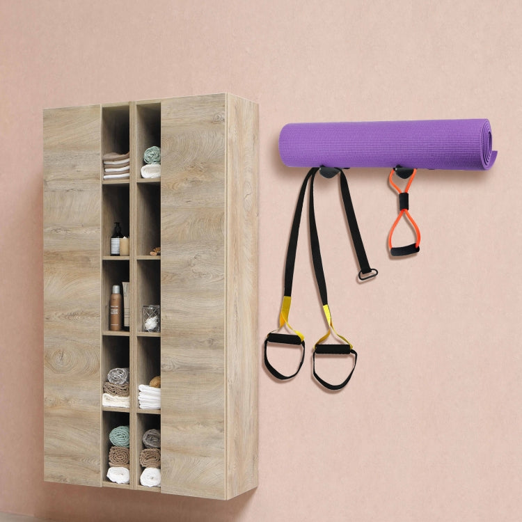 Indoor Acrylic Wall Mount Bracket Yoga Mat Storage Rack