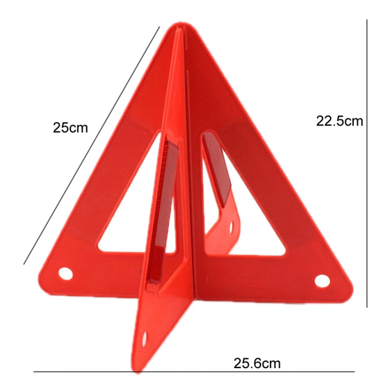 2pcs Car Breakdown Parking Triangle Reflective Warning Sign