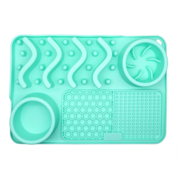 PETS357 Pet Licking Cushion Silicone Smell Food Bowl Cats And Dog Slow Food Plate
