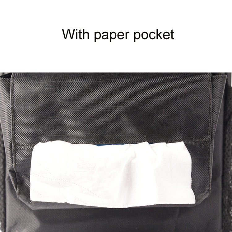 Vehicle Trash Can Multifunctional Foldable Storage Box(22x20x30cm)