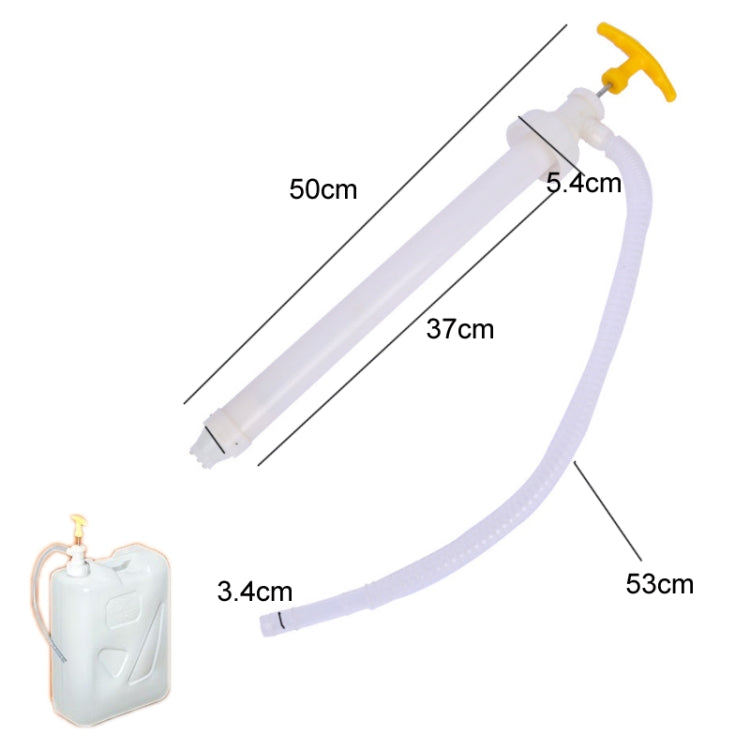2pcs Manual Oil Extractor Plastic Aspirator Liquefaction Chemical Tube Hose Soft Lid 5.4cm