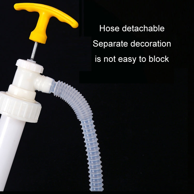 2pcs Manual Oil Extractor Plastic Aspirator Liquefaction Chemical Tube Hose Soft Lid 5.4cm
