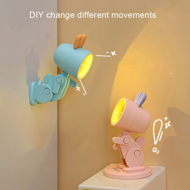 Mini Table Lamp Desktop DIY Ornaments Folding Night Light