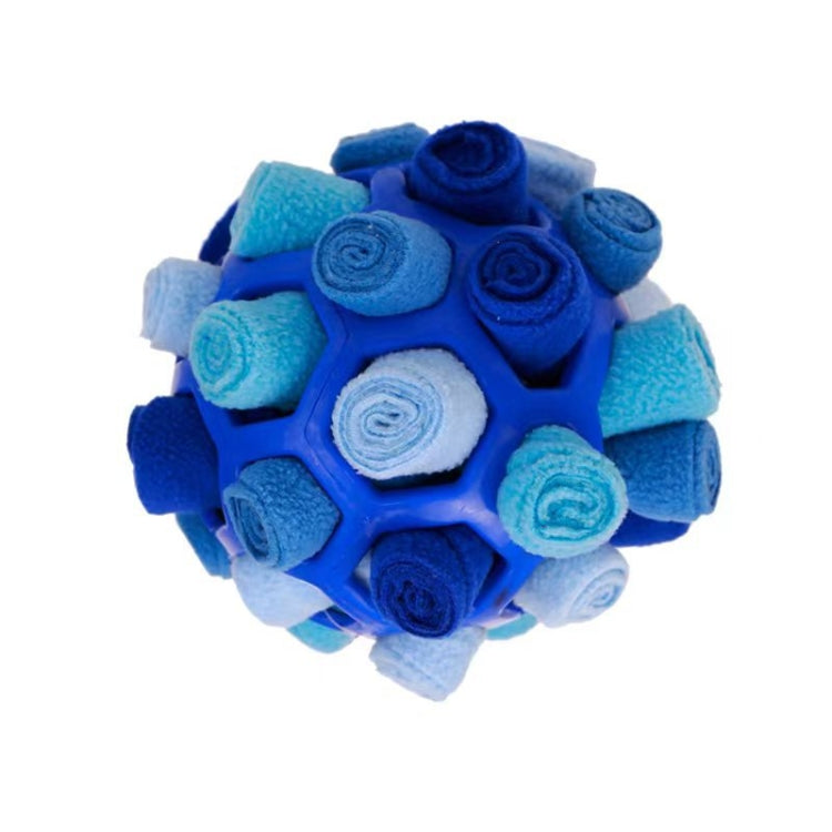 DM202206 Pet Sniffing Ball Dog Hidden Food Rubber Ball Sniffing Educational Toys