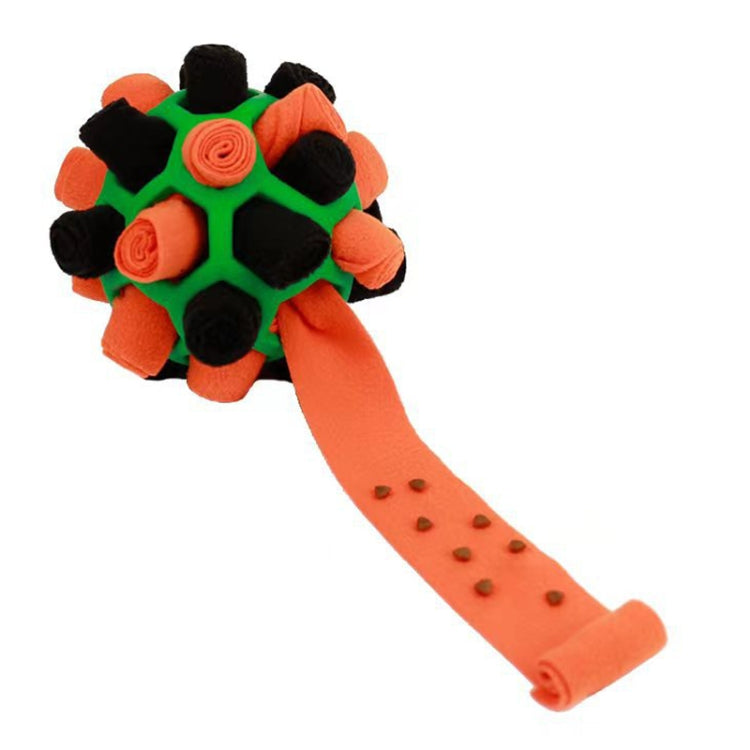 DM202206 Pet Sniffing Ball Dog Hidden Food Rubber Ball Sniffing Educational Toys