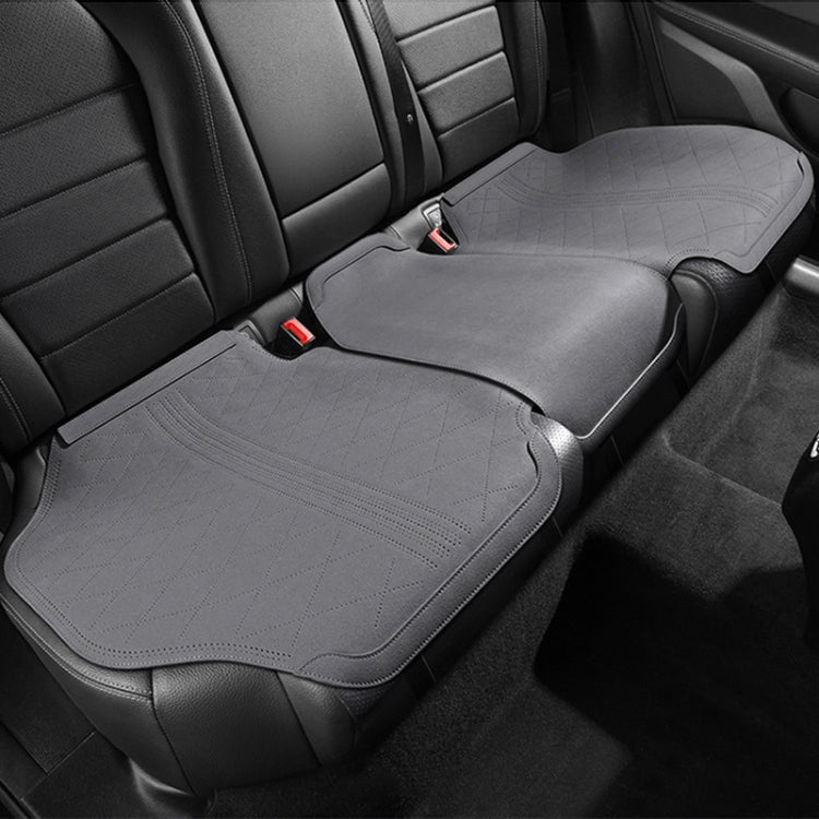 Flip-fur Car Cushion Breathable Ventilation Cushion for Four Seasons, Style: Long Rear Cushion