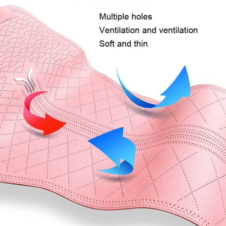 Flip-fur Car Cushion Breathable Ventilation Cushion for Four Seasons, Style: Long Rear Cushion