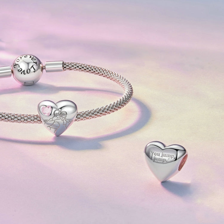 BSC772 S925 Sterling Silver Life and Death Love Love Bracelet Beads