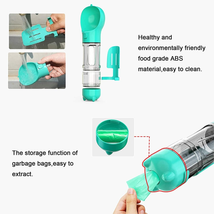 3 in 1 Leakproof Outdoor Dog Water Fountain Portable Pet Drinking Bottle, Size: 300ml