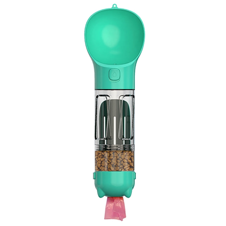 3 in 1 Leakproof Outdoor Dog Water Fountain Portable Pet Drinking Bottle, Size: 300ml+Food Box
