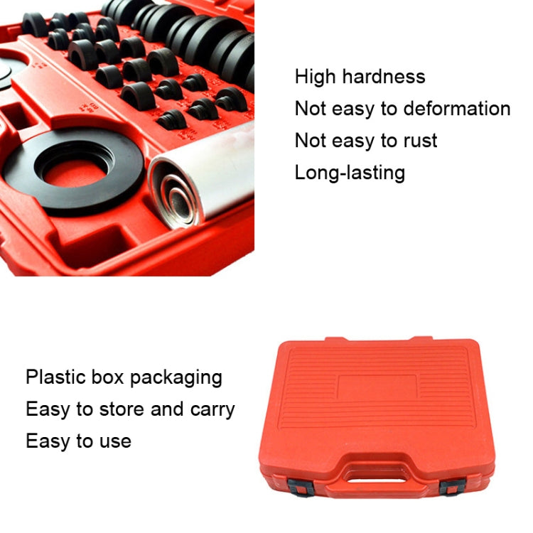 37pcs/set BL1063 Seal Bearing Maintenance Tools Car Oil Sealing Iron Set Peilin, Model: Without Hammer