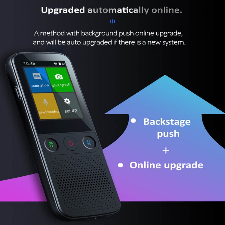T10Pro Wifi Artificial Intelligence Photo / Recording Translating Machine Supports 138 Languages