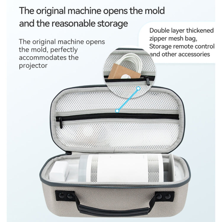 For Samsung The Freestyle Projector Hard EVA Storage Bag Carrying Case 27.5x14x13cm