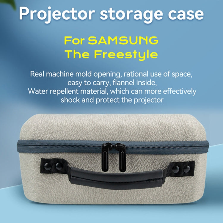 For Samsung The Freestyle Projector Hard EVA Storage Bag Carrying Case 27.5x14x13cm