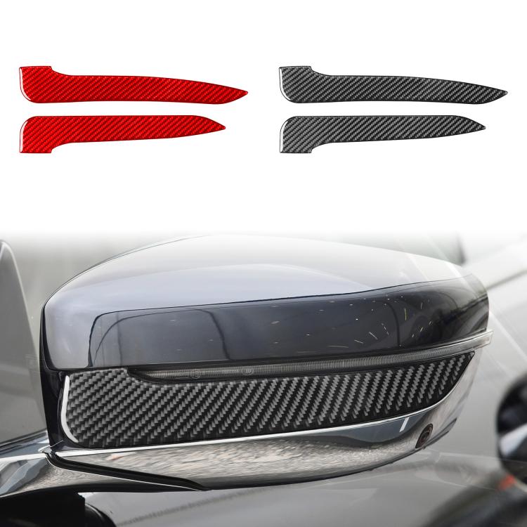 For 2019-2024 BMW 8 Series G14 2pcs /Set Right-hand Drive Rearview Mirror Anti-scratch Strip Stickers