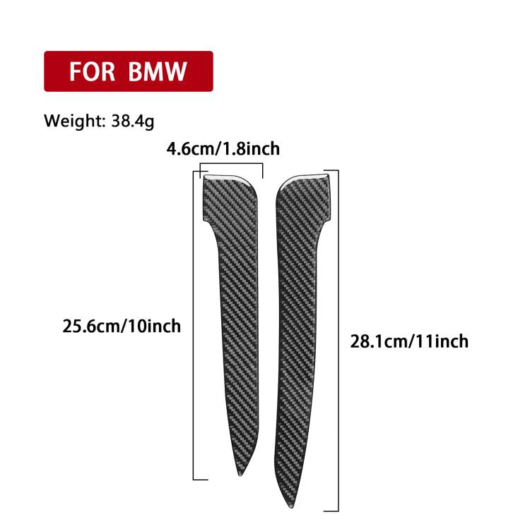 For 2019-2024 BMW 8 Series G14 2pcs /Set Right-hand Drive Rearview Mirror Anti-scratch Strip Stickers