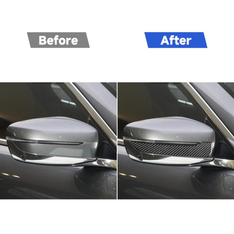 For 2019-2024 BMW 8 Series G14 2pcs /Set Right-hand Drive Rearview Mirror Anti-scratch Strip Stickers