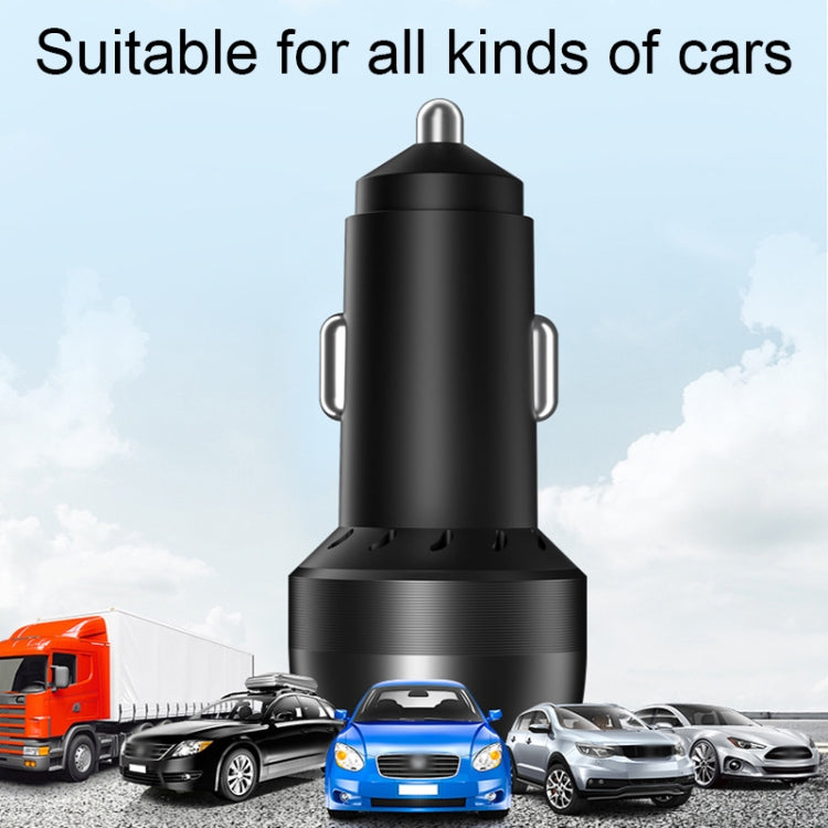 IBD355-2C Dual PD Smart Car Phone Charger With LED Light, Spec: PD45W+PD45W
