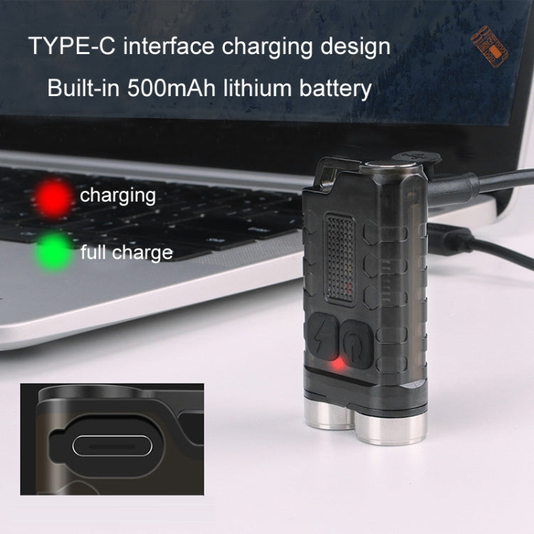 V3 Keychain Light USB Rechargeable Strong Light Mini Flashlight