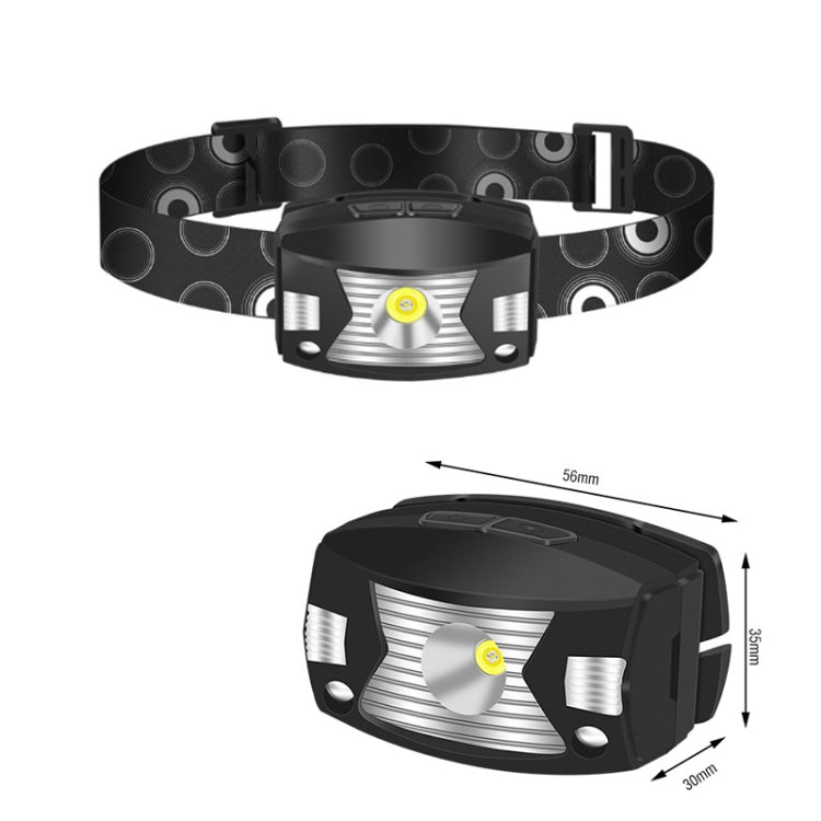 G7 Outdoor Cycling USB Rechargeable Inductive Bright LED Headlight