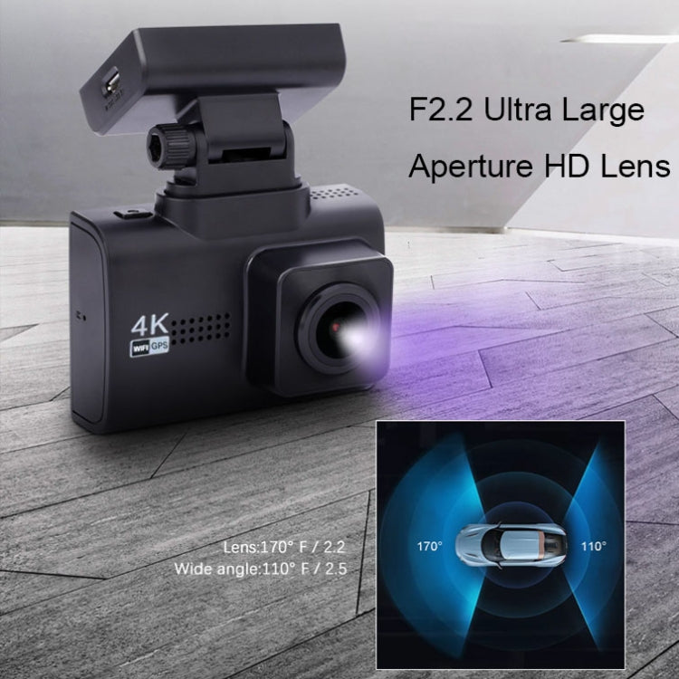 M200 44K HD Dual Recording Car Driving Recorder With WIFI+GPS Function