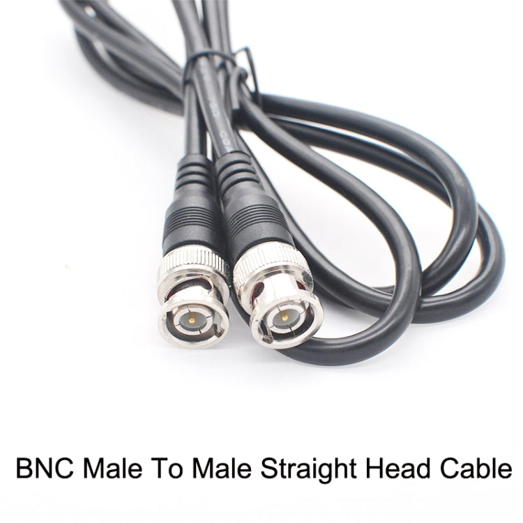 BNC Male To Male Straight Head Cable Coaxial Cable Video Jumper, Length: 0.5m