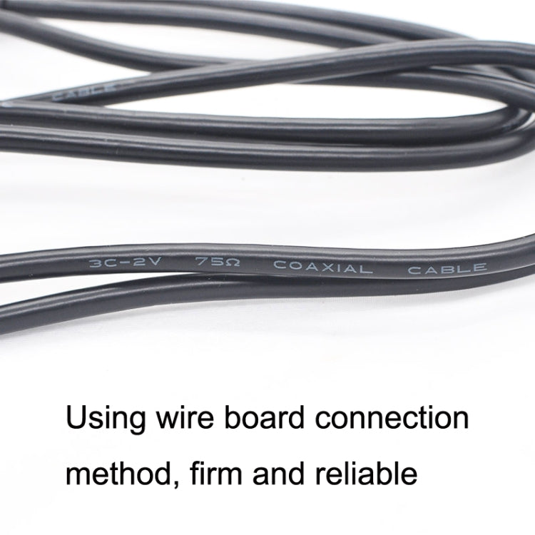BNC Male To Male Straight Head Cable Coaxial Cable Video Jumper, Length: 1m