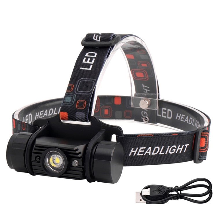 LED Waving Sensor USB Rechargeable Long-range Headlight(RJ-020)